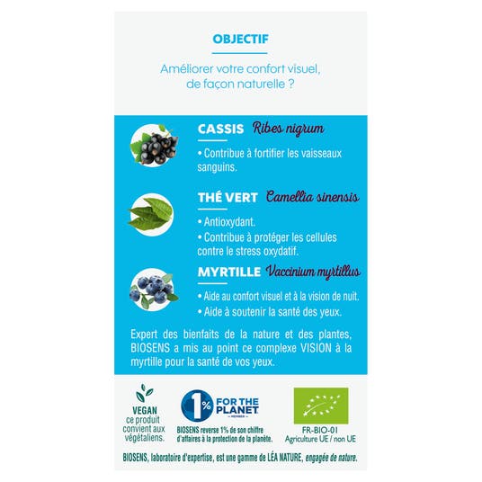 Eau Thermale Jonzac Gélule Végétale Vision - Bio