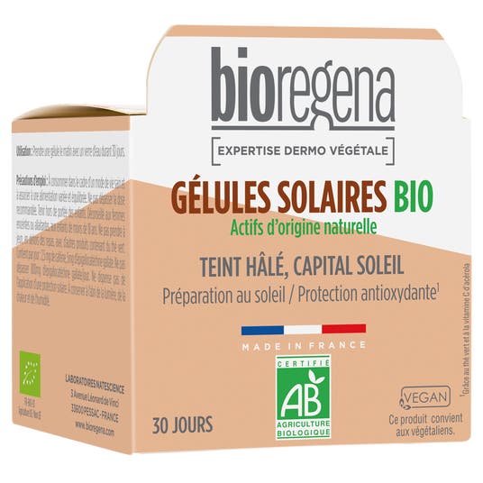 Eau Thermale Jonzac Gélules Solaires Bio