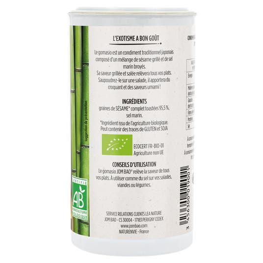 Eau Thermale Jonzac Gomasio Bio