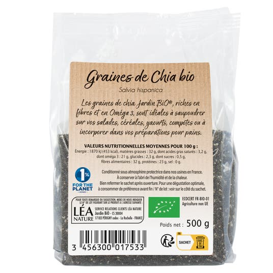 Eau Thermale Jonzac Graines De Chia 500g - Bio