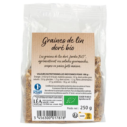 Eau Thermale Jonzac Graines De Lin Doré Bio