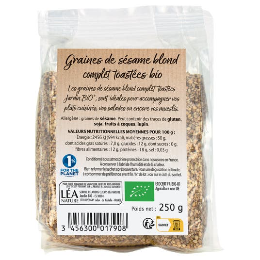 Eau Thermale Jonzac Graines De Sésame Toastées - Bio