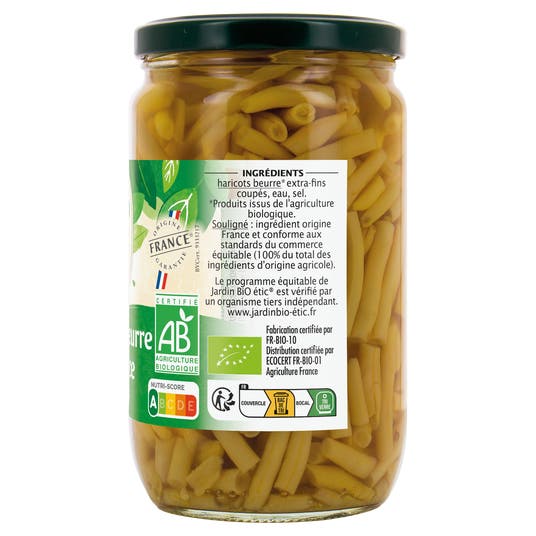 Eau Thermale Jonzac Haricots Beurre - Bio