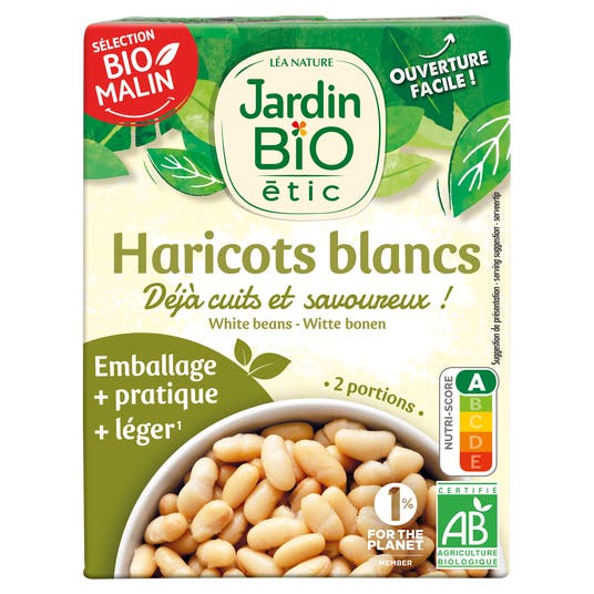 eau thermale jonzac Haricots blancs en brique