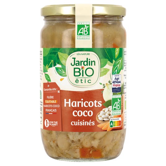 Eau Thermale Jonzac Haricots Coco Cuisinés - Bio