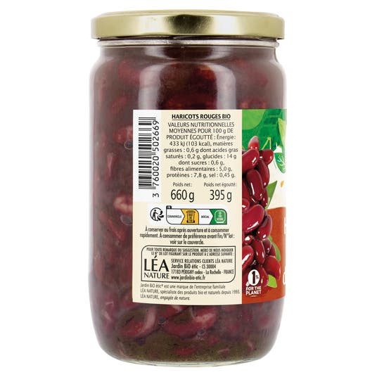 Eau Thermale Jonzac Haricots Rouges - Bio