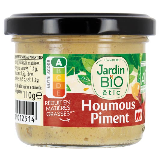 Eau Thermale Jonzac Houmous Piment Doux Bio
