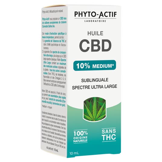 Eau Thermale Jonzac Huile CBD 10%