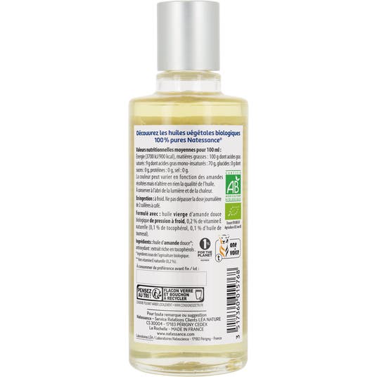 Eau Thermale Jonzac Huile D’Amande Douce BIO - 100ml