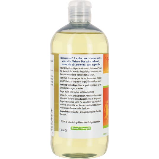 Eau Thermale Jonzac Huile De Massage Camphrée