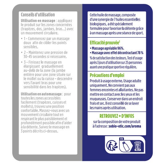 Eau Thermale Jonzac Huile De Massage Ostéo+