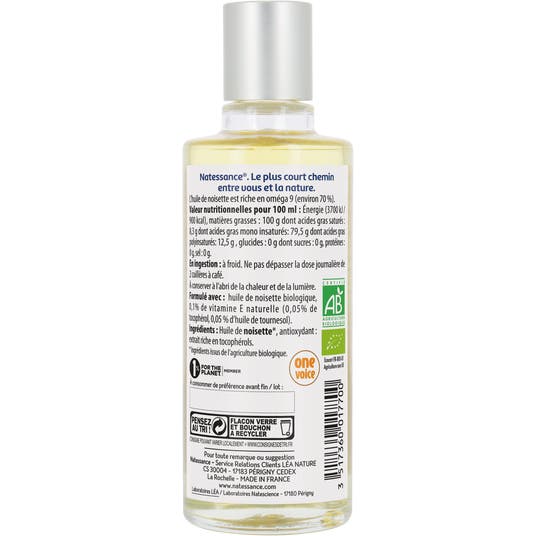 Eau Thermale Jonzac Huile De Noisette Bio 100ml