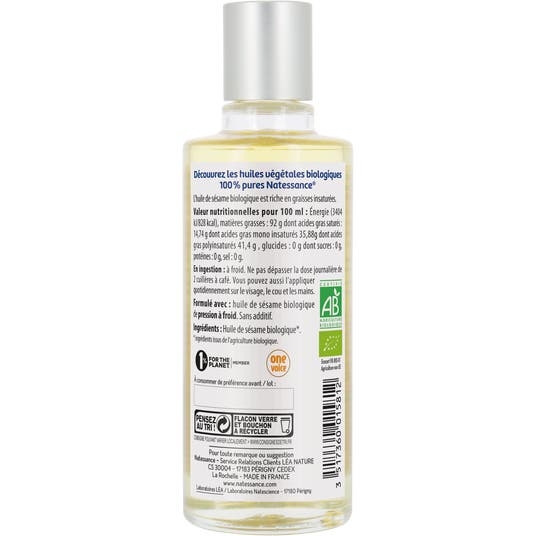 Eau Thermale Jonzac Huile De Sésame BIO - 100ml