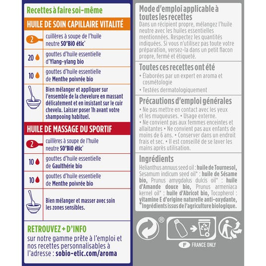 Eau Thermale Jonzac Huile Neutre