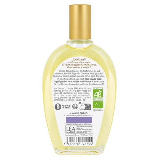 Eau Thermale Jonzac Huile Pure Argan Bio