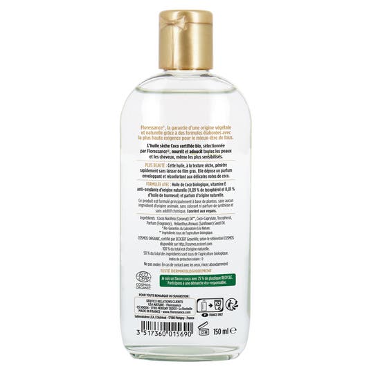 Eau Thermale Jonzac Huile Sèche Coco Bio