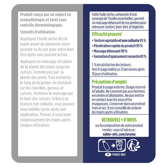 Eau Thermale Jonzac Huile Sèche Jambes Légères