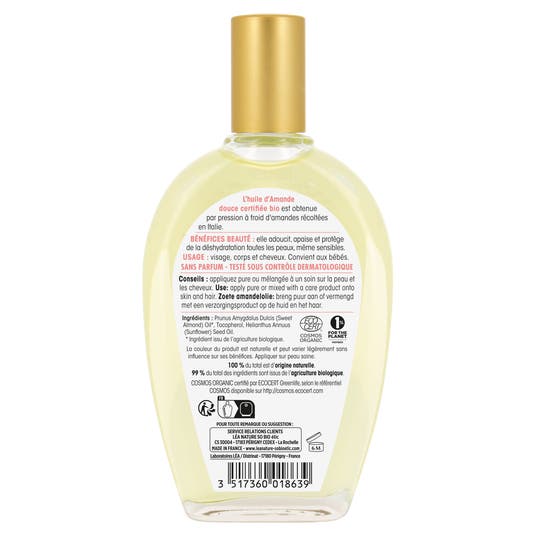 Eau Thermale Jonzac Huile Végétale Amande Douce