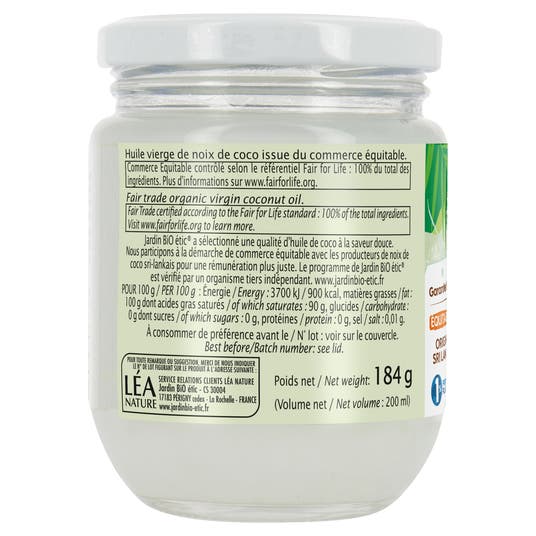 Eau Thermale Jonzac Huile Vierge Bio De Coco - 200ml