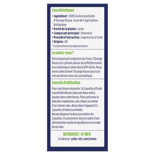 Eau Thermale Jonzac Huiles Essentielles Orange Bio