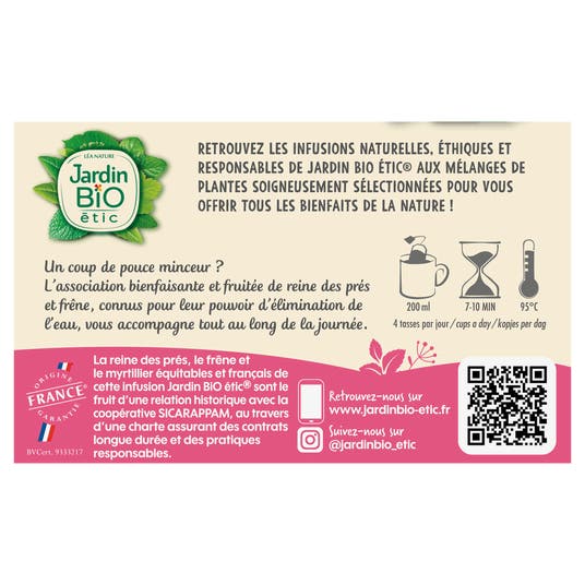 Eau Thermale Jonzac Infusion Aide Minceur - Bio