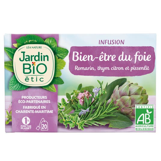 Eau Thermale Jonzac Infusion Bien-Etre Du Foie - Bio