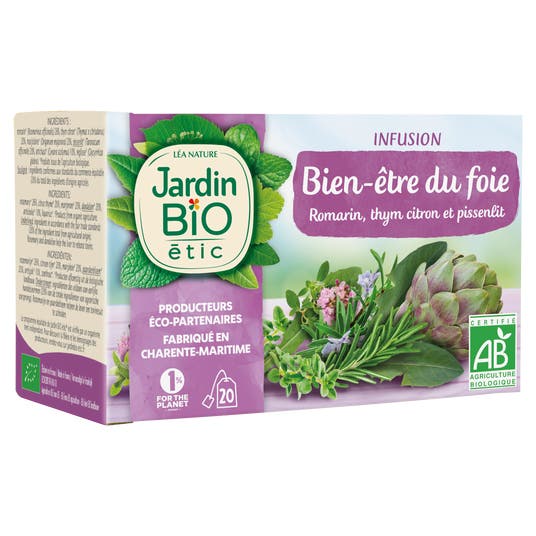 Eau Thermale Jonzac Infusion Bien-Etre Du Foie - Bio