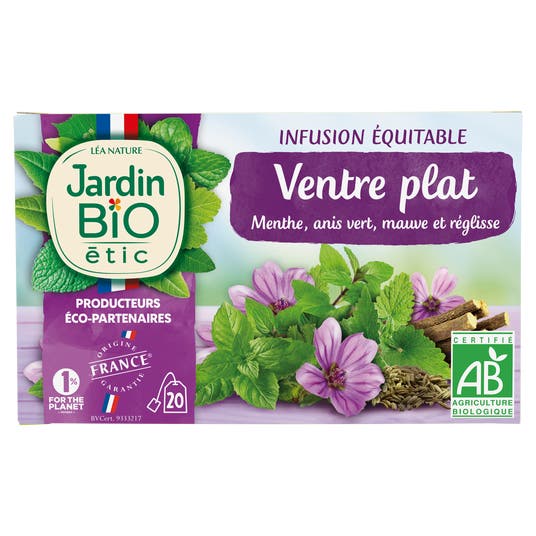 eau thermale jonzac Infusion bio ventre plat