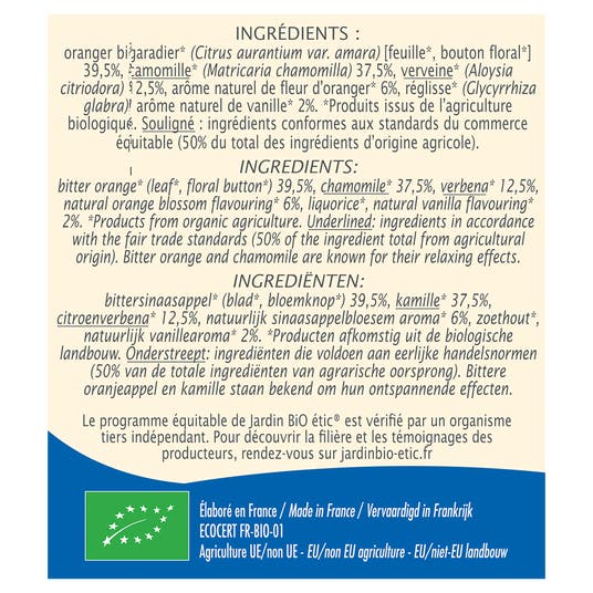 Eau Thermale Jonzac Infusion Calme Et Sérénité - Bio