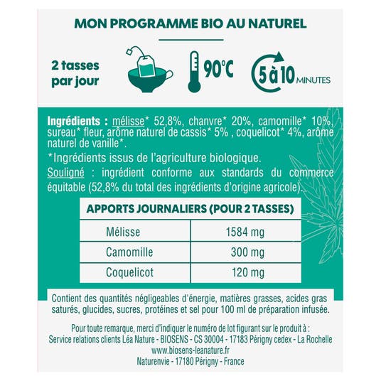 Eau Thermale Jonzac Infusion Cannabis Sativa