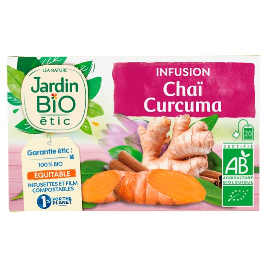 eau thermale jonzac Infusion Chaï curcuma - bio