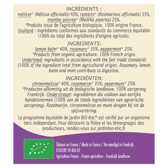 Eau Thermale Jonzac Infusion Digestion - Bio