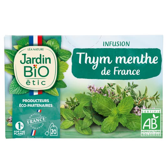 Eau Thermale Jonzac Infusion Thym Menthe - Bio