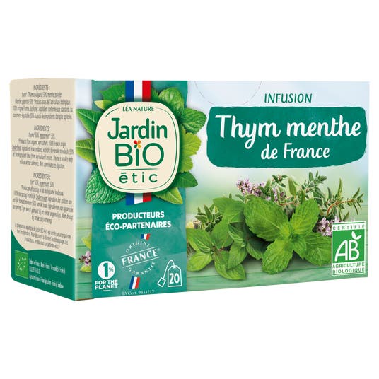 Eau Thermale Jonzac Infusion Thym Menthe - Bio