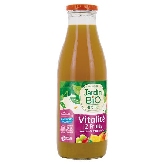 Eau Thermale Jonzac Jus Vitalité 12 Fruits - Bio