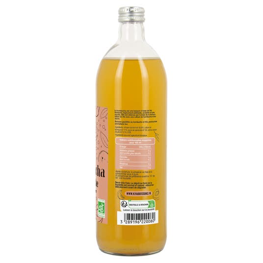 Eau Thermale Jonzac Kombucha Saveur Pêche
