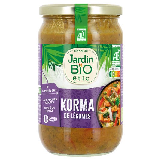 eau thermale jonzac Korma de légumes