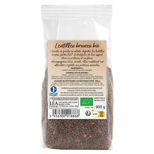 Eau Thermale Jonzac Lentilles Brunes - Bio