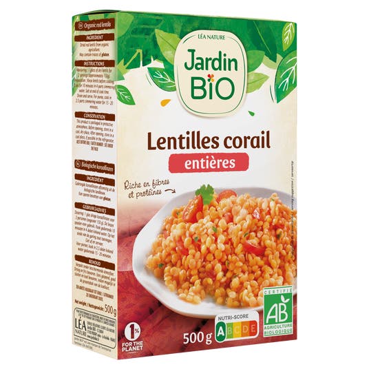 Eau Thermale Jonzac Lentilles Corail Bio