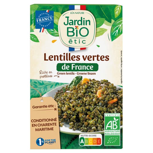 Eau Thermale Jonzac Lentilles Vertes Bio De France
