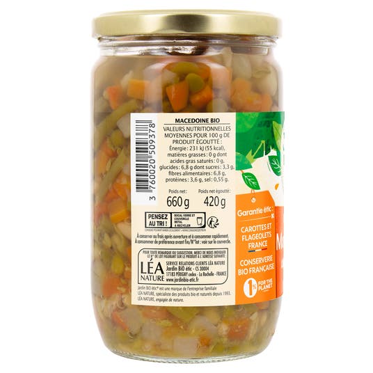 Eau Thermale Jonzac Macédoine - Bio