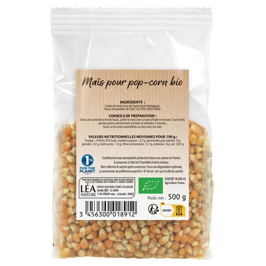 Eau Thermale Jonzac Maïs Popcorn Bio