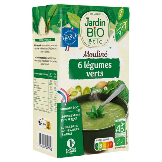 Eau Thermale Jonzac Mouliné 6 Légumes Verts