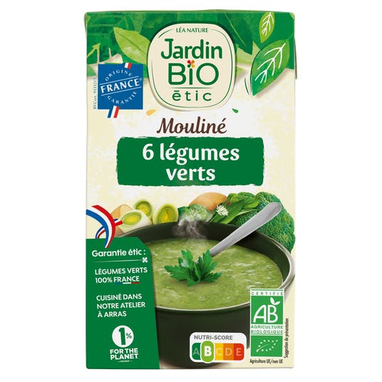 eau thermale jonzac Mouliné 6 légumes verts