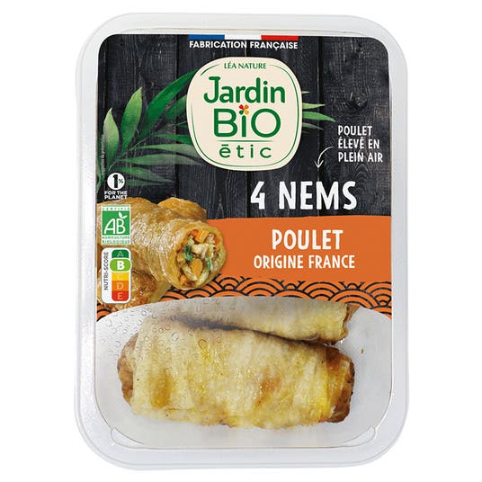 eau thermale jonzac Nems au poulet bio