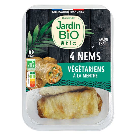 eau thermale jonzac Nems végétariens bio