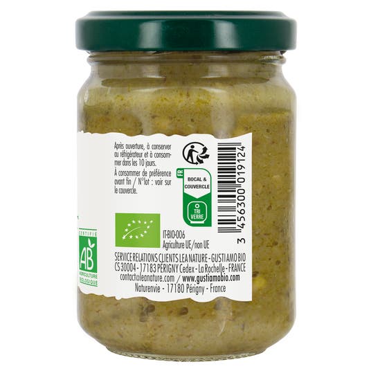 Eau Thermale Jonzac Pesto Artichaut Bio