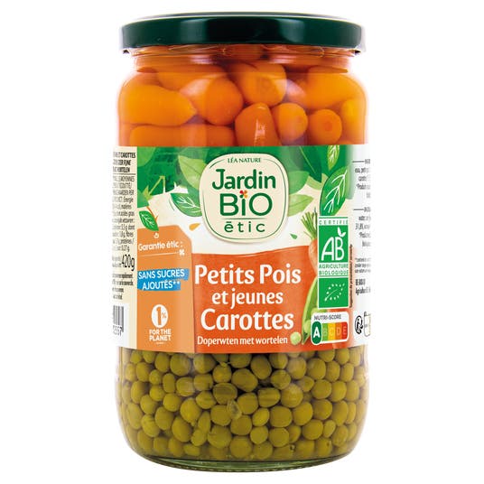 Eau Thermale Jonzac Petits Pois Carottes - Bio