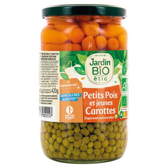 Eau Thermale Jonzac Petits Pois Carottes - Bio