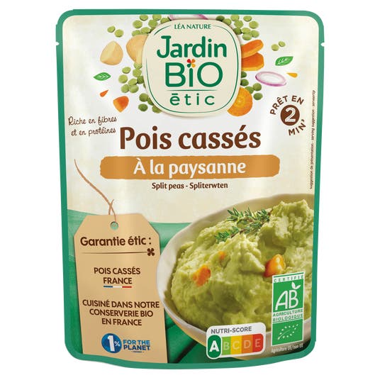 Eau Thermale Jonzac Pois Cassés Bio à La Paysanne